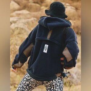 FP Movement Free People trail bender fleece hoodie Jacket new